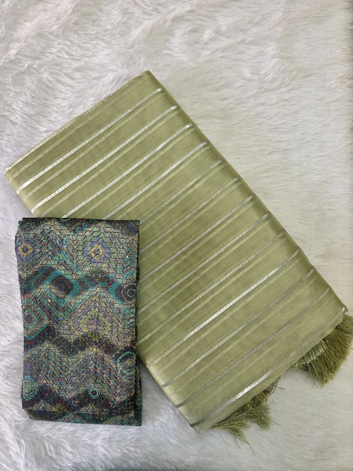 Organza saree
