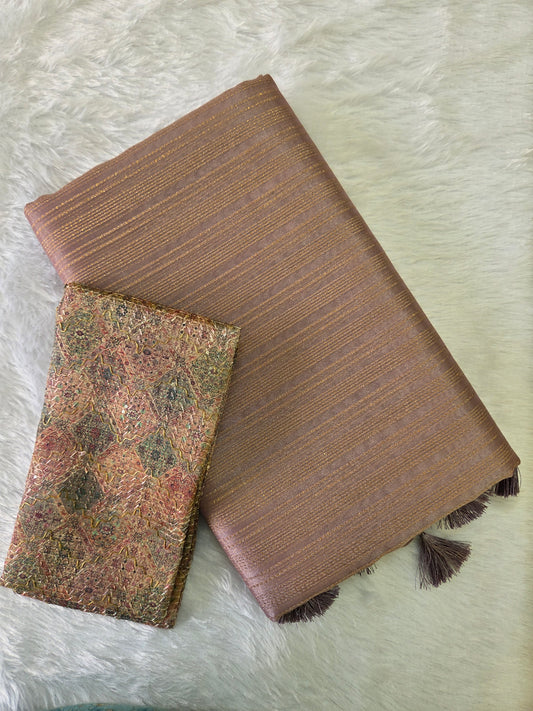 Organza saree